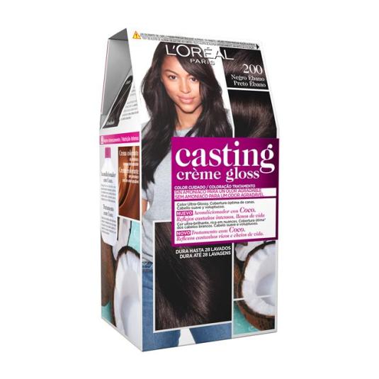 casting creme gloss tinte sin amoniaco negro ebano nº 200 