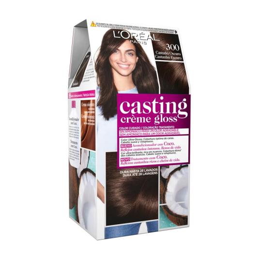 casting creme gloss tinte sin amoniaco castaño oscuro nº 300
