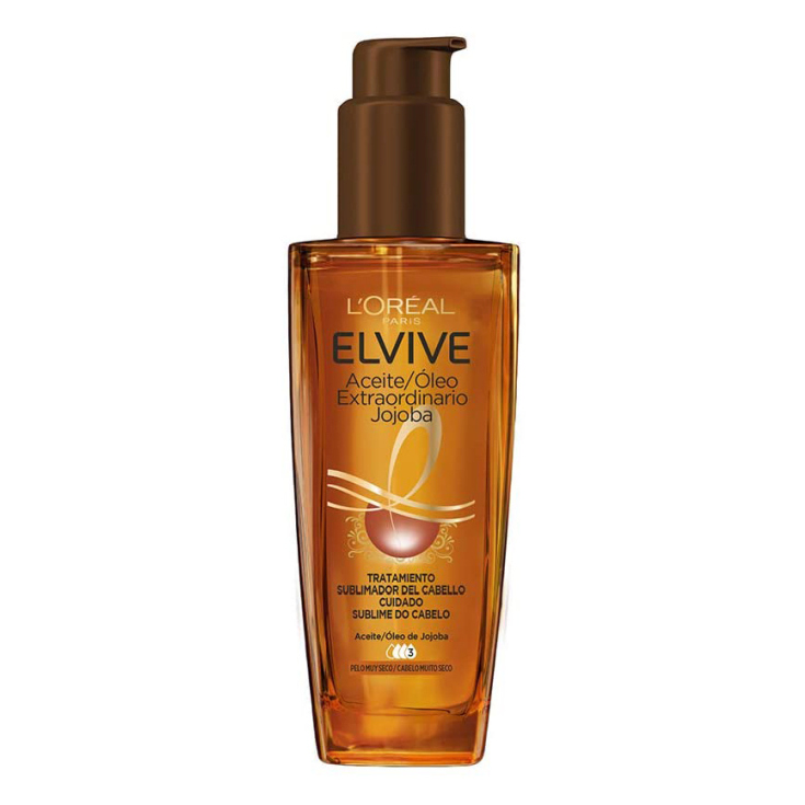 elvive aceite extraordinario de jojoba pelo muy seco 100ml