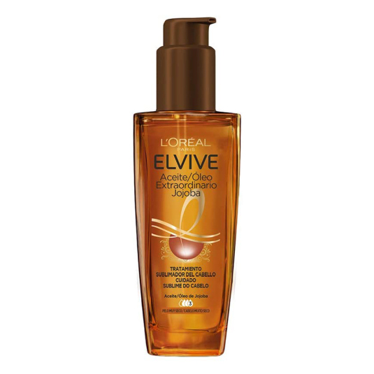 elvive aceite extraordinario de jojoba pelo muy seco 100ml