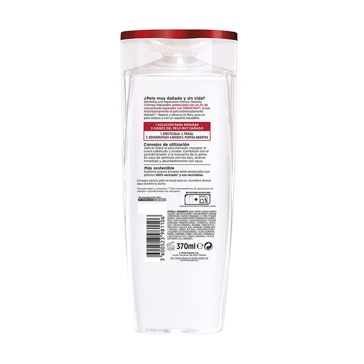elvive total repair 5 champu reparador 370ml