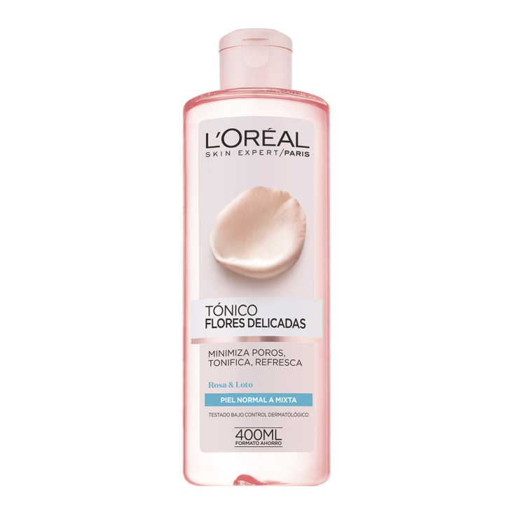 loreal flores delicadas tonico piel normal/mixta 400ml loreal flores delicadas tonico piel normal/mixta 400ml