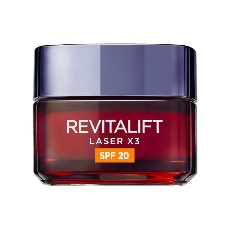 loreal revitalift laser x3 crema dia renovadora spf20 anti-edad 50ml