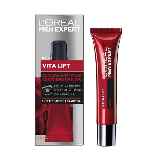 loreal men expert vita lift cuidado anti-edad contono de ojos 15ml