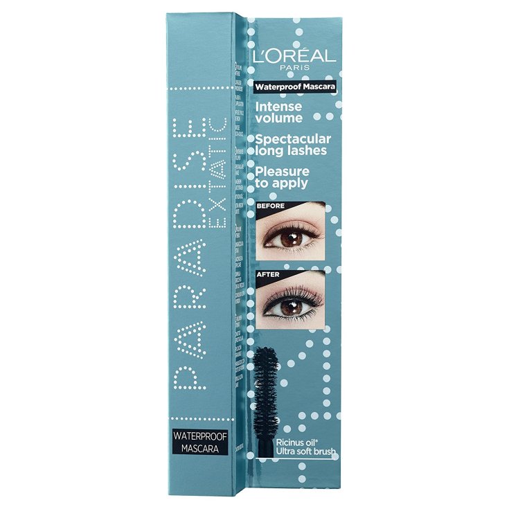 loreal mascara de pestañas paradise extatic black waterproof