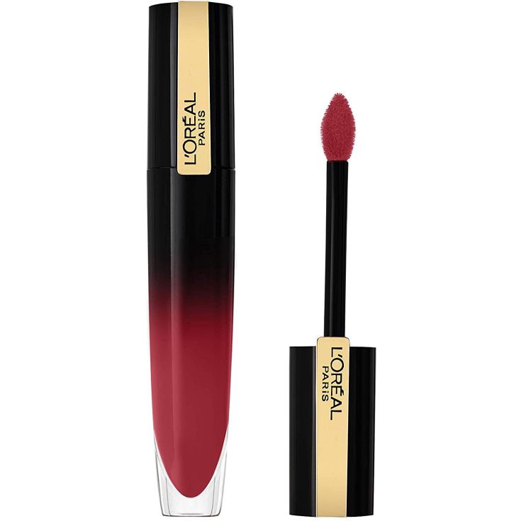 loreal rouge signature brilliant labial liquido brillo duradero 