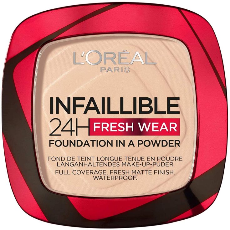 loreal infallible 24h fresh wear base de maquillaje en polvo pieles grasas