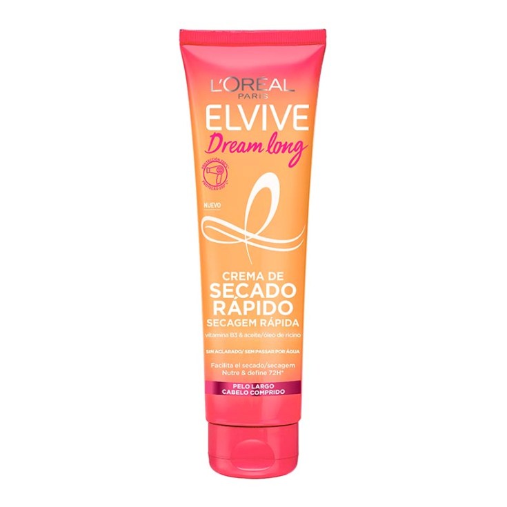 elvive dream long crema de secado rapido pelo largo 150ml elvive dream long crema de secado rapido pelo largo 150ml