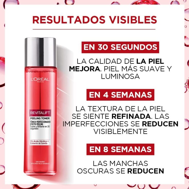 l'oreal revitalift peeling toner 150ml