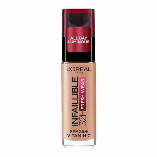 loreal infallible 32h fresh wear base de maquillaje spf25