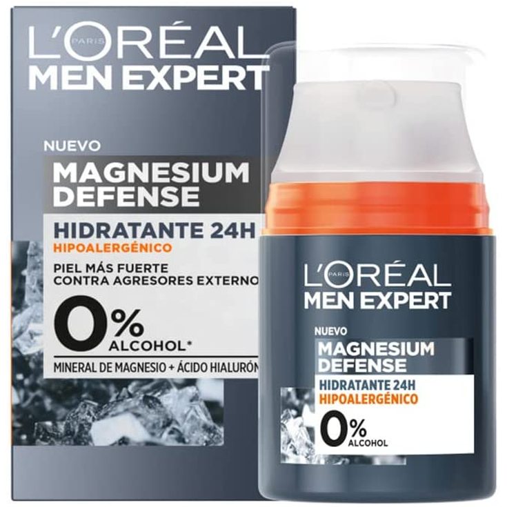 men expert magnesium defense hidratante 24 h 50ml