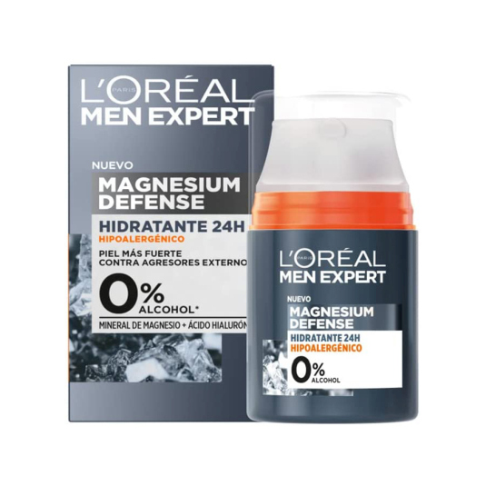 men expert magnesium defense hidratante 24 h 50ml