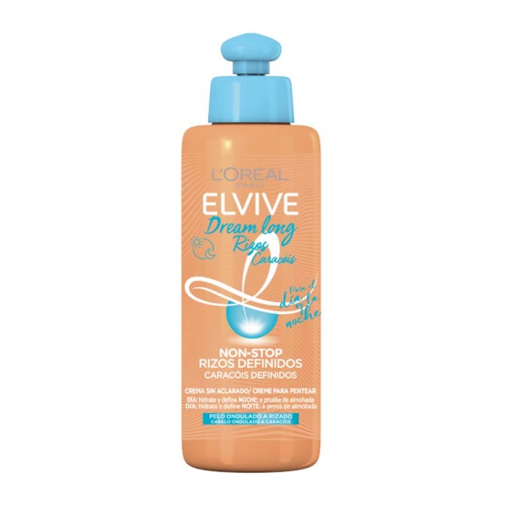 elvive dream long non stop crema sin aclarado rizos definidos 200ml