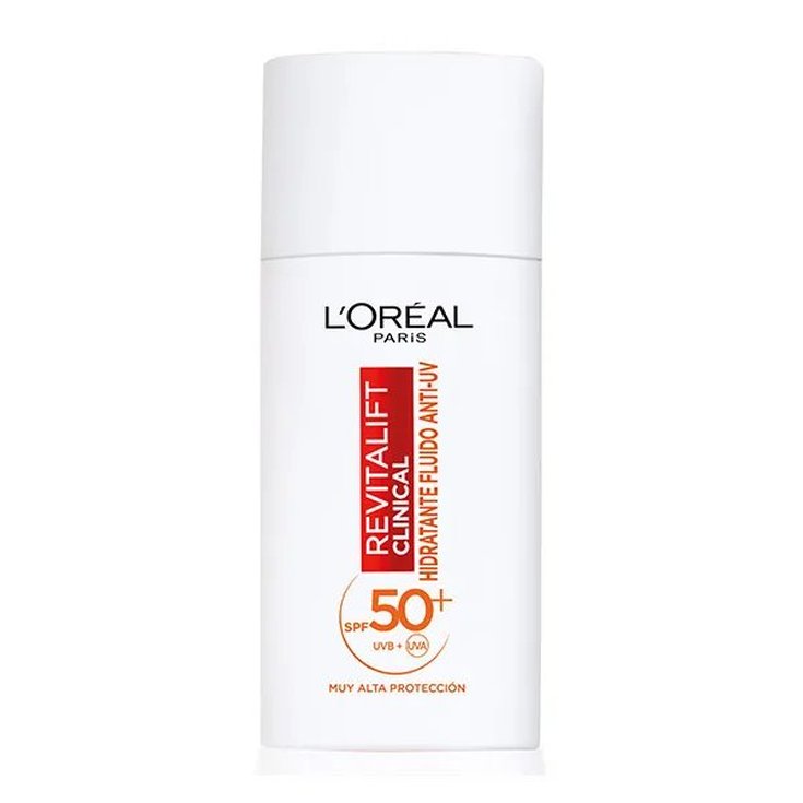 loreal revitalift clinical crema hidratante anti-uv spf50+ 50ml