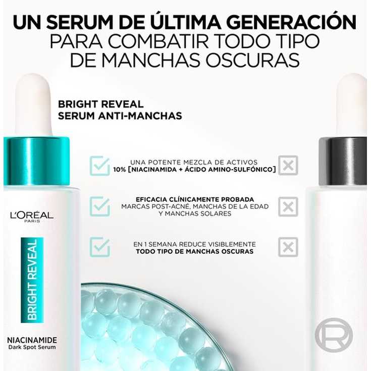 loreal paris bright reveal serum anti-manchas 30ml