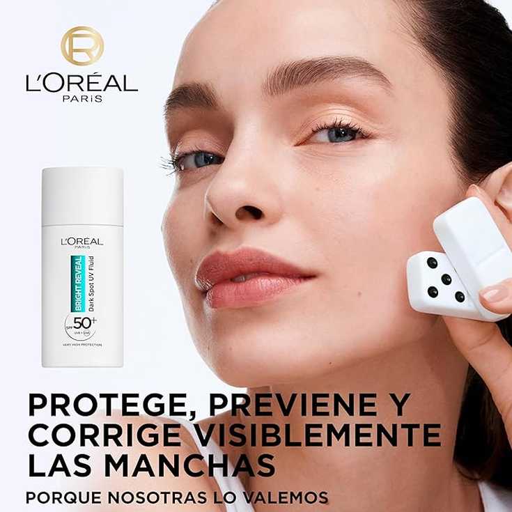 loreal paris bright fluido anti-manchas spf50+ 50ml