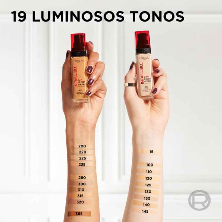 loreal infalible 32h fresh wear base maquillaje larga duracion