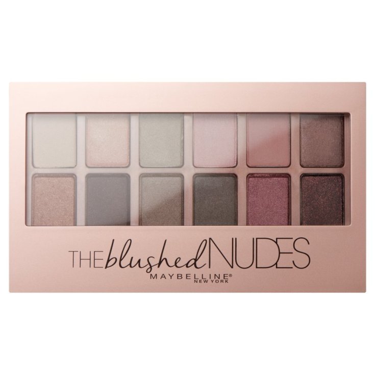 maybelline the blushed nudes 01 paleta sombra de ojos