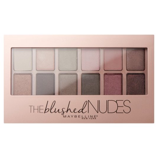 maybelline the blushed nudes 01 paleta sombra de ojos