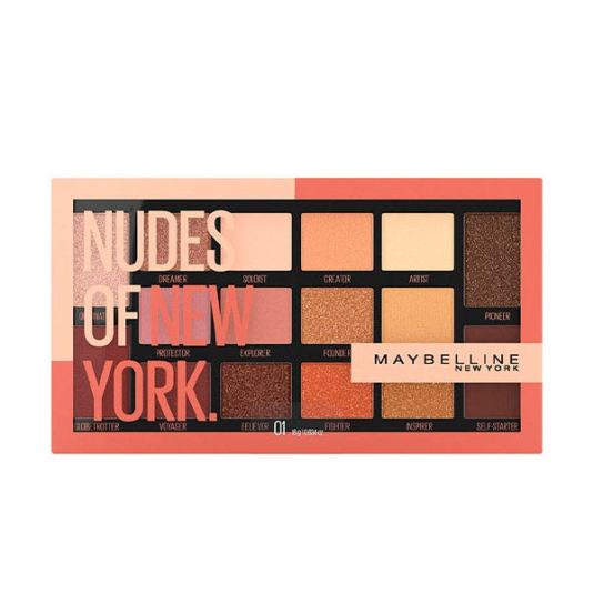 maybelline nudes of new york paleta de sombras de ojos