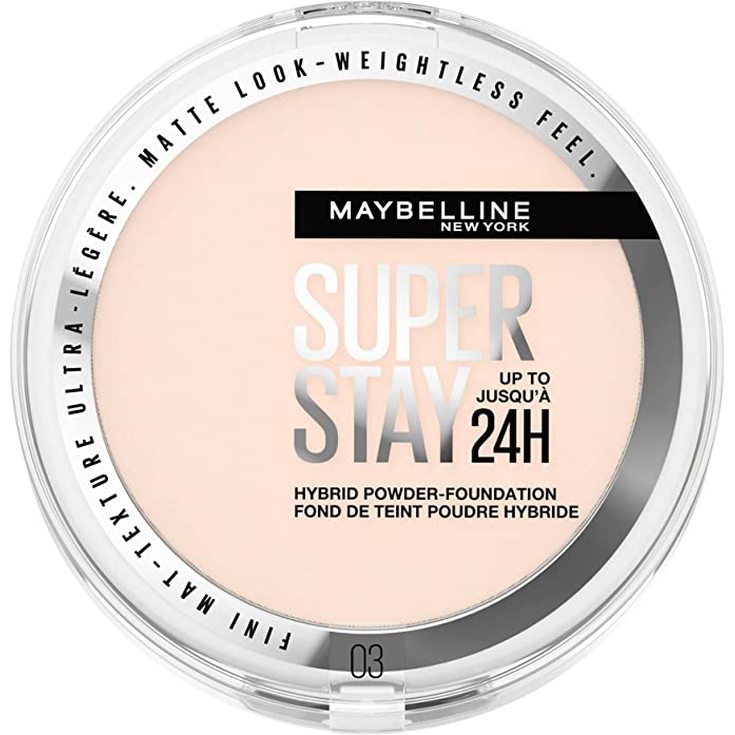 maybelline superstay hibrido base de maquillaje en polvo 24h