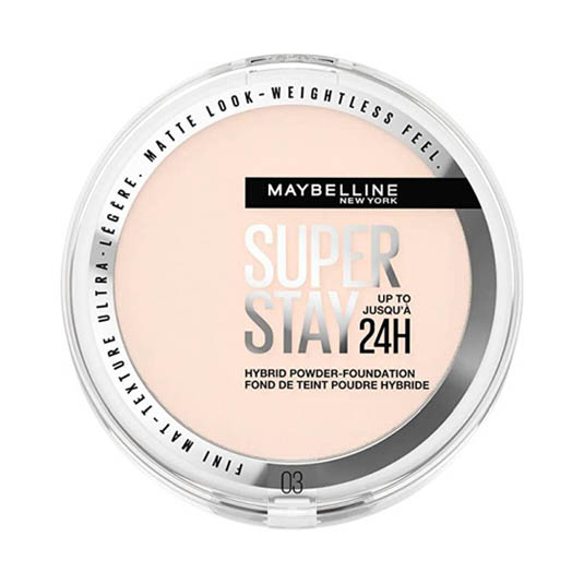 maybelline superstay hibrido base de maquillaje en polvo 24h