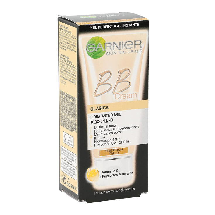 garnier skin active bb cream hidratante clasica todo en uno tono medio 50ml garnier skin active bb cream hidratante clasica todo en uno tono medio 50ml