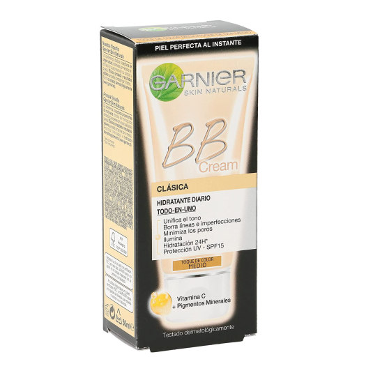 garnier skin active bb cream hidratante clasica todo en uno tono medio 50ml