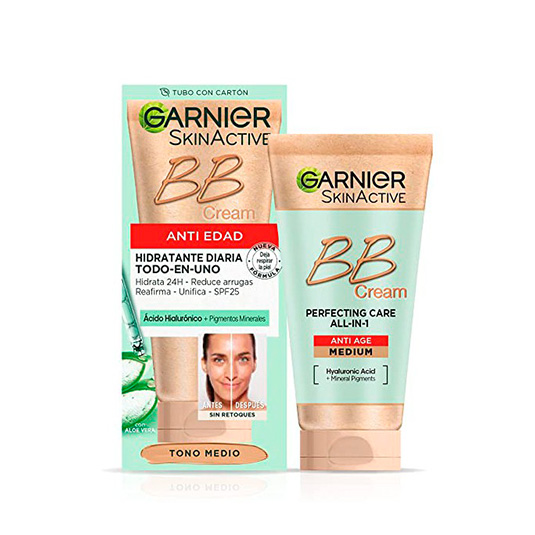 garnier bb cream anti-edad tono medio 50ml