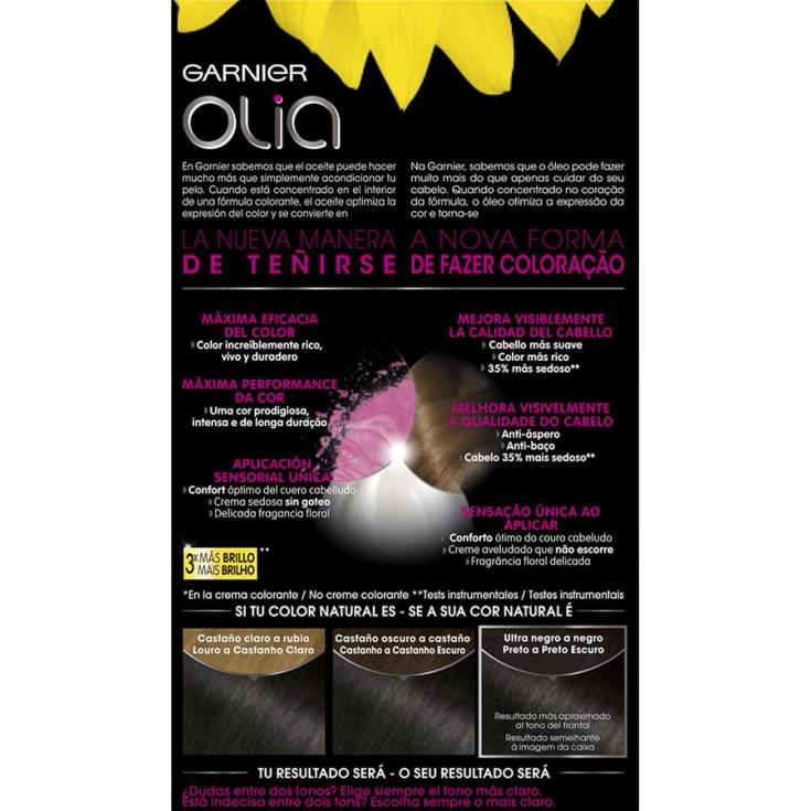 olia tinte coloracion permanente sin amoniaco y con aceites naturales negro ebano 1.0
