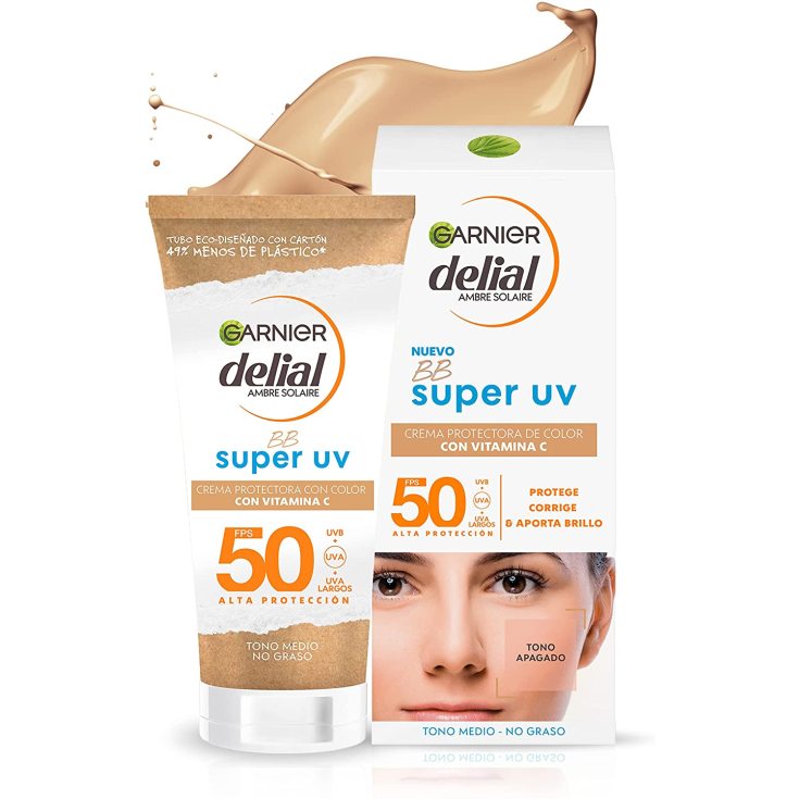 delial bb sun crema facial fotoprotectora spf50 50ml delial bb sun crema facial fotoprotectora spf50 50ml