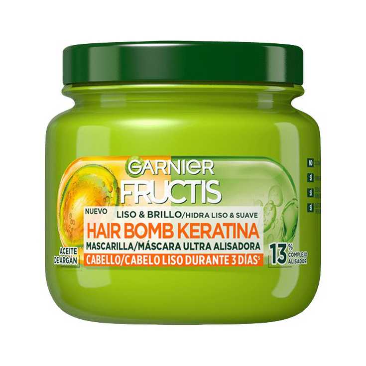 fructis mascarilla hidra liso 72h 300ml