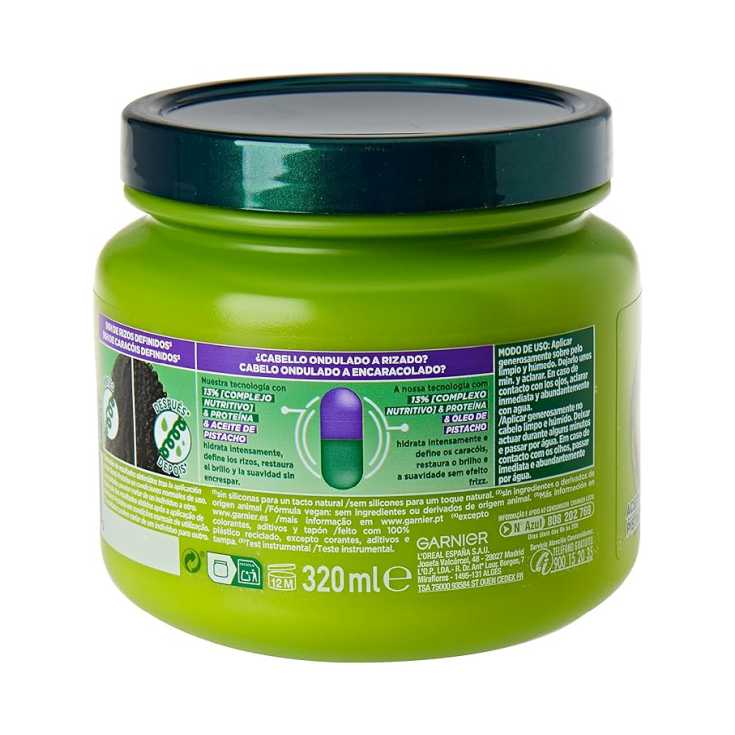 fructis mascarilla fortificante hidra rizos 300ml