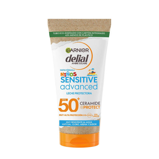delial sensitive leche solar niños spf50 formato viaje 50ml