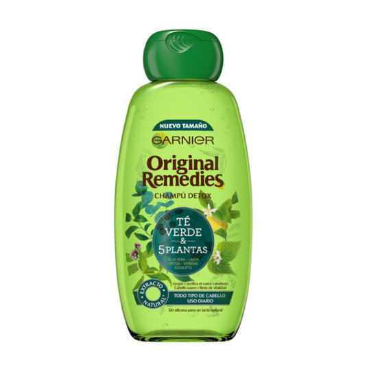 original remedies champu detox te verde & 5 plantas 300ml