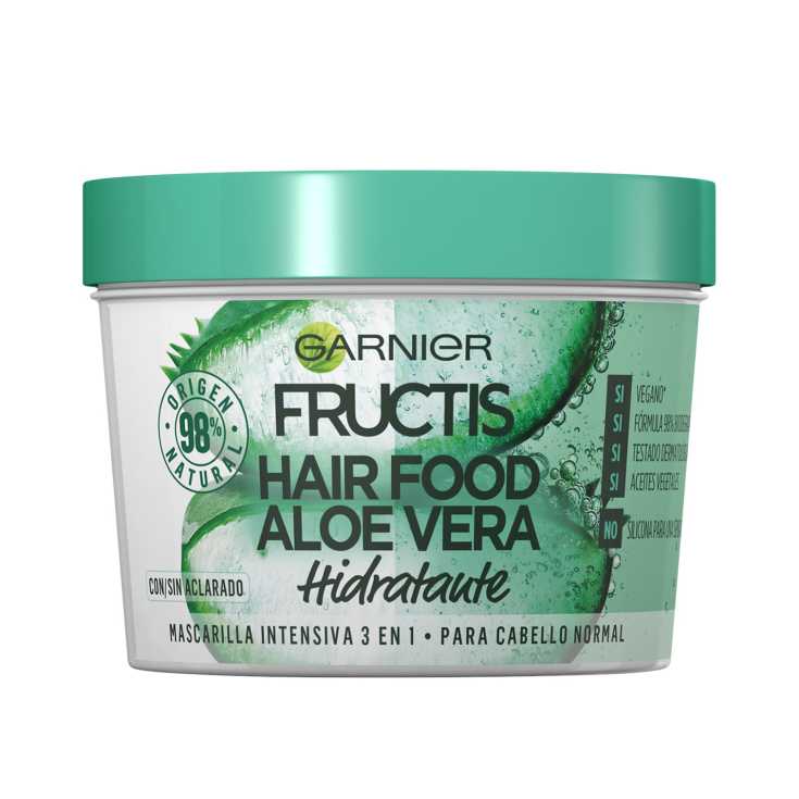 fructis hair food mascarilla aloe vera 390ml