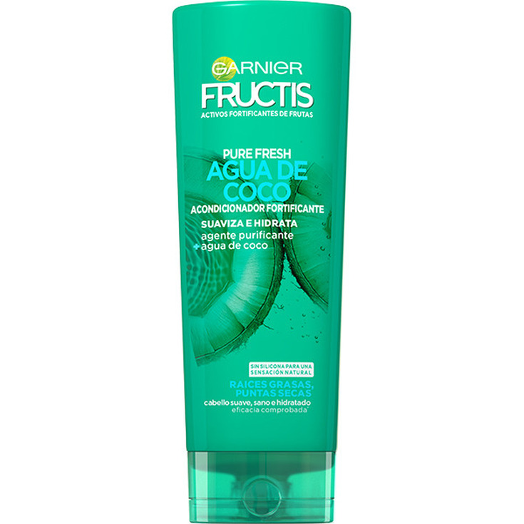 fructis acondicionador fortificante pure fresh agua de coco 300ml fructis acondicionador fortificante pure fresh agua de coco 300ml