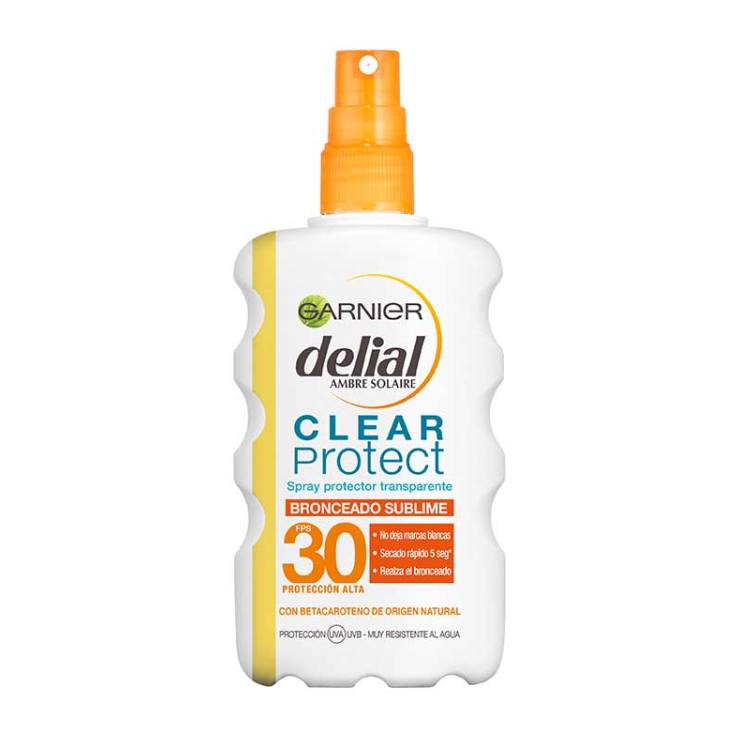 delial clear protect bronceado sublime spf30 protector solar transparente spray 200ml delial clear protect bronceado sublime spf30 protector solar transparente spray 200ml