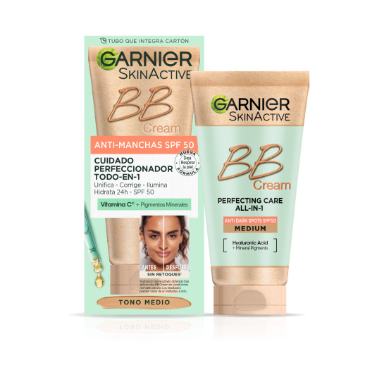 garnier bb cream anti-manchas spf50 50ml