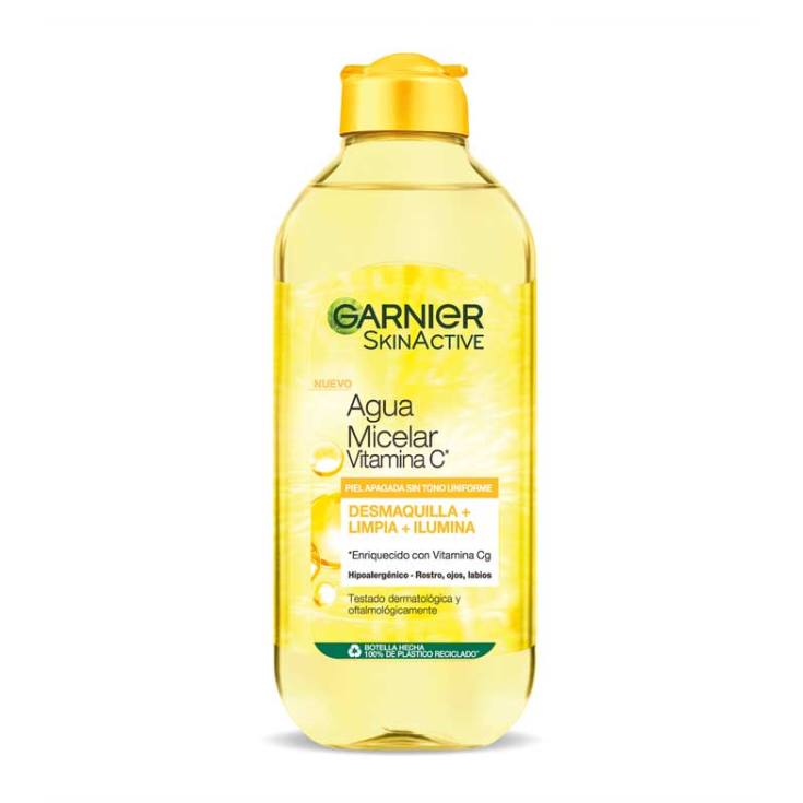 garnier skin active agua micelar vitamina c