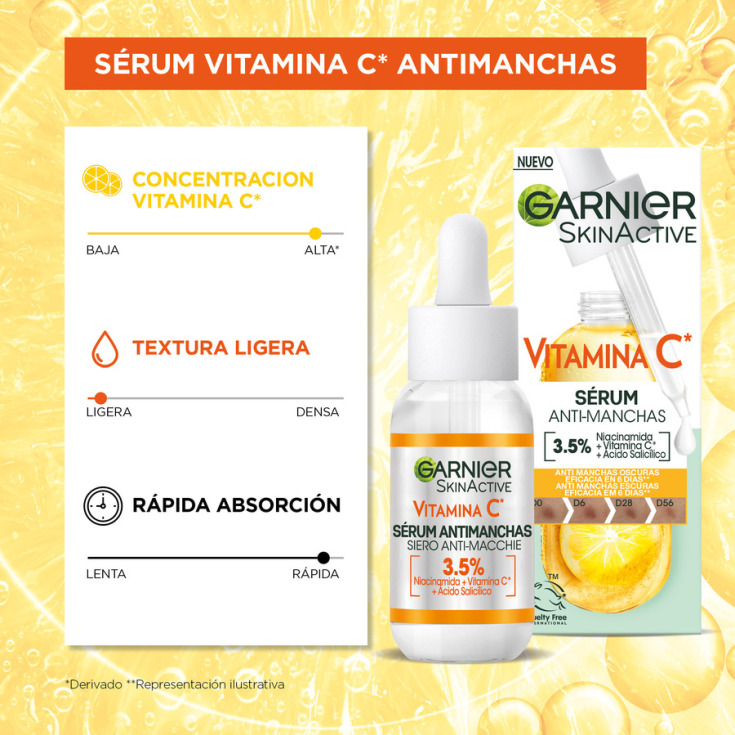 garnier skin active serum vitamina c antimanchas 40ml