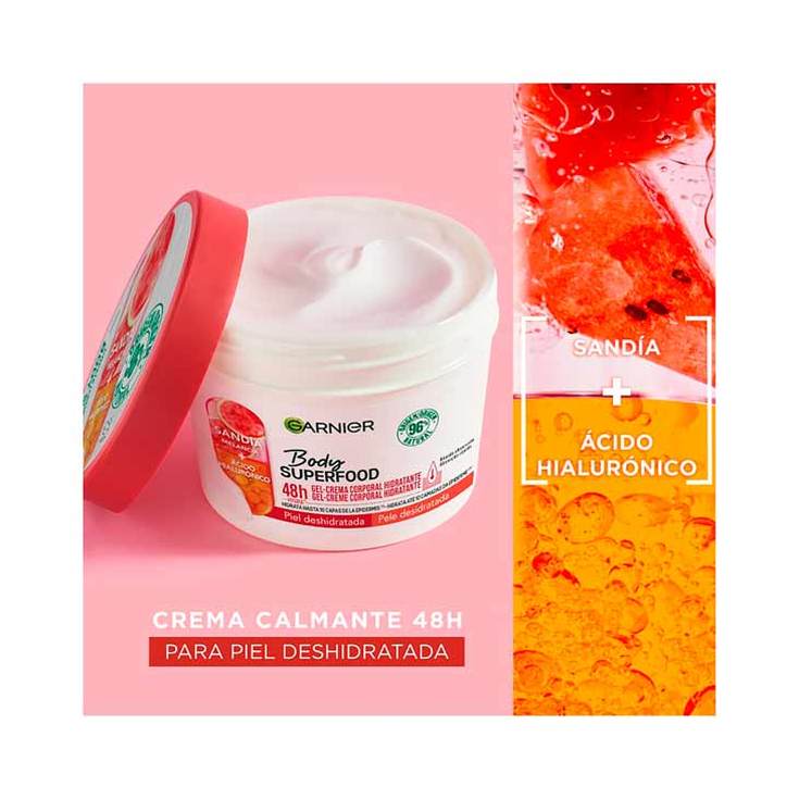 garnier body superfood crema corporal con sandia 550ml