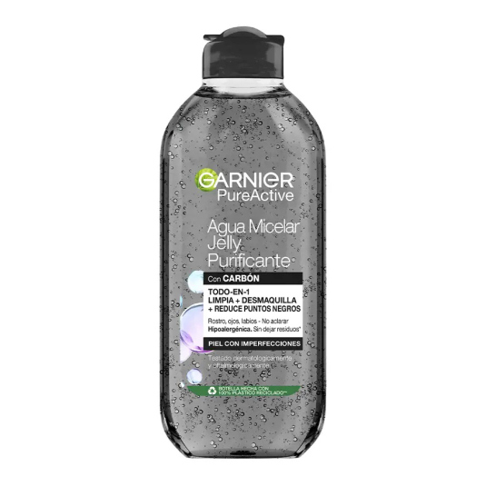 garnier pure active agua micelar jelly purificante 400ml