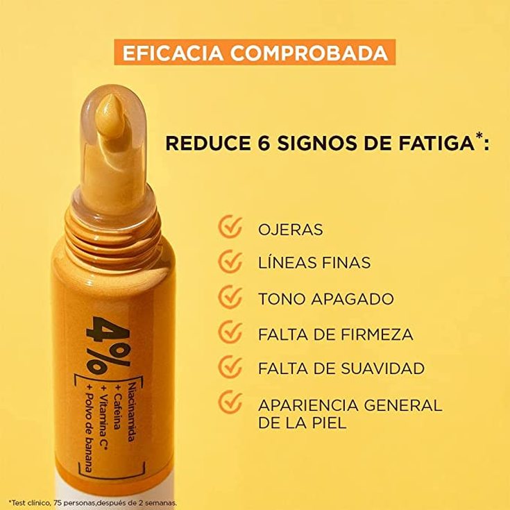 garnier crema iluminadora contorno de ojos vitamina c 15ml