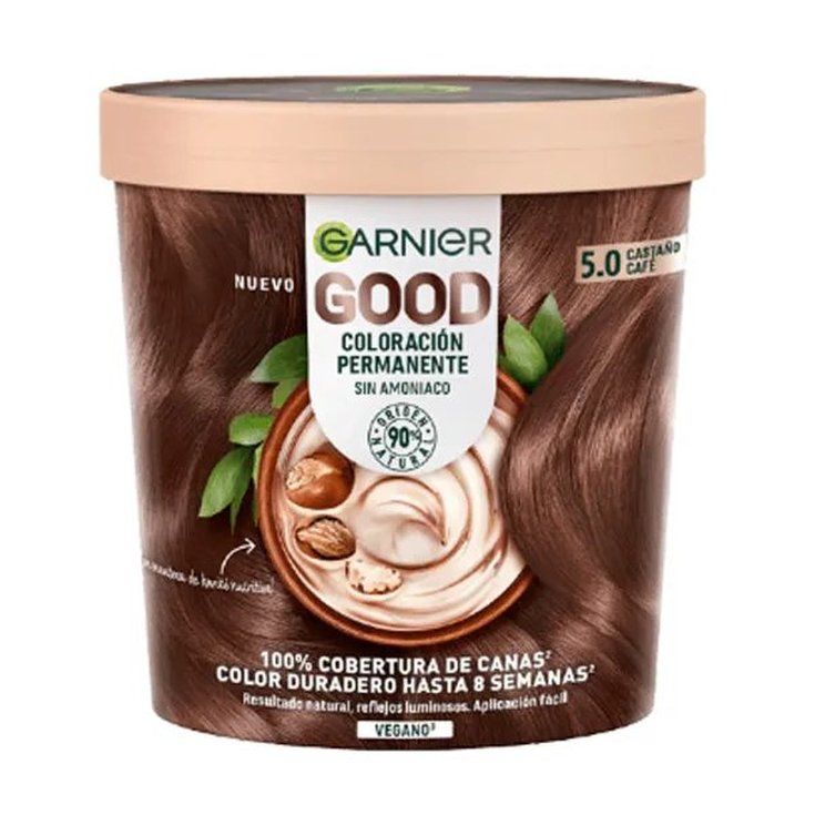 garnier good tinte castaño cafe 5.0