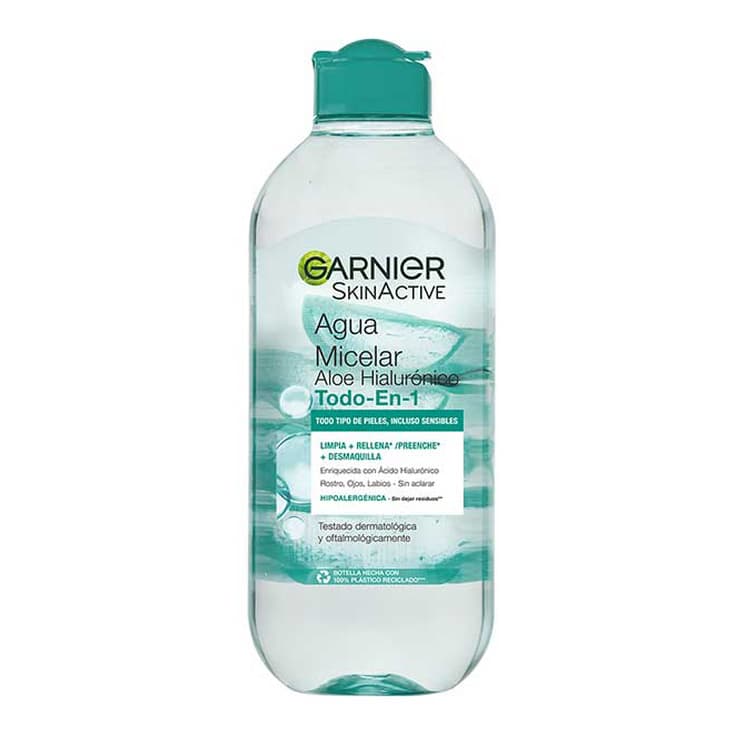 garnier skinactive agua micelar aloe hialuronico tp 400ml garnier skinactive agua micelar aloe hialuronico tp 400ml