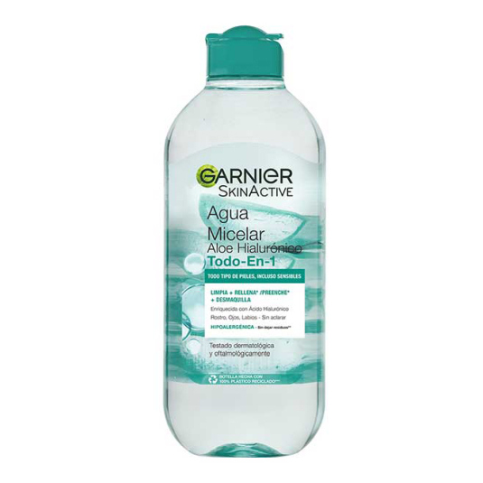 garnier skinactive agua micelar aloe hialuronico tp 400ml