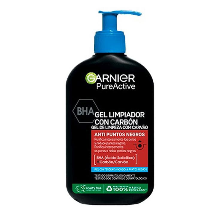 garnier pureactive gel limpiador facial carbon 250ml