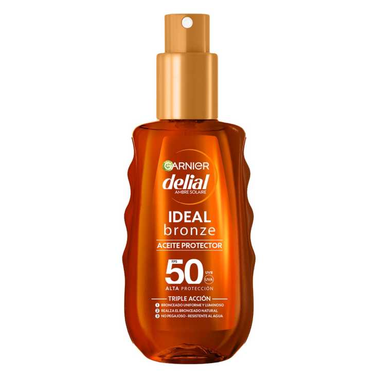 delial ideal bronze aceite protector solar spf50 150 ml