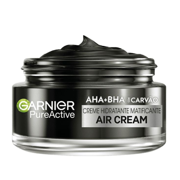 garnier pure active crema aha + bha + carbon